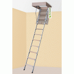 Комбинированая чердачная лестница Bukwood Eco Metal